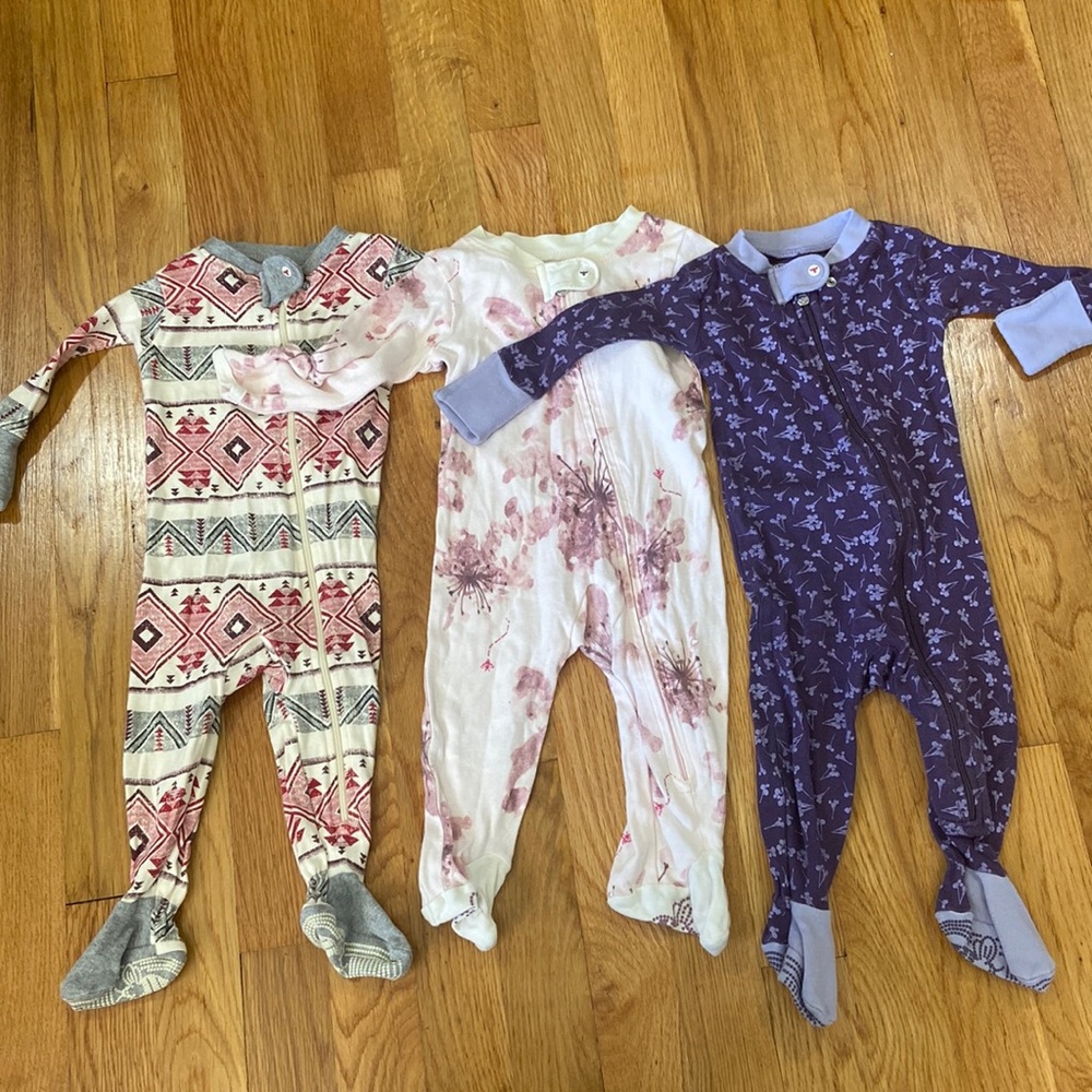3 Burt’s bees onesies
